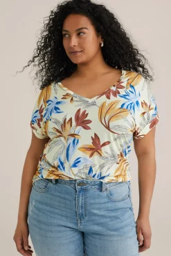T-shirt met dessin - Curve
