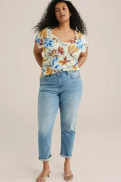 T-shirt met dessin - Curve