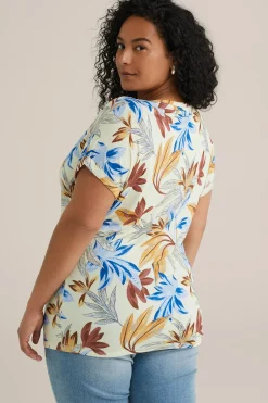 T-shirt met dessin - Curve
