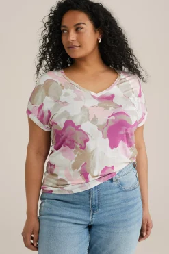 T-shirt met dessin - Curve