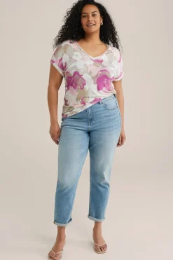 T-shirt met dessin - Curve