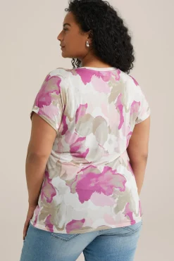 T-shirt met dessin - Curve