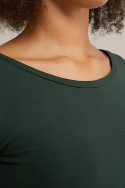 T-shirt met driekwart mouwen