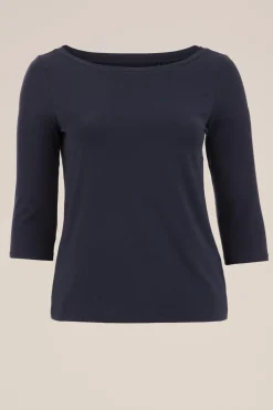 T-shirt met driekwart mouwen - Curve