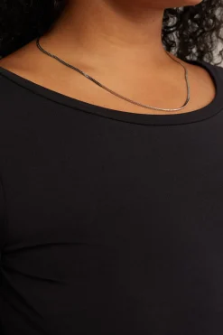 T-shirt met driekwart mouwen - Curve