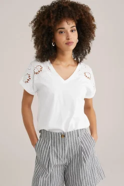 T-shirt met embroidery