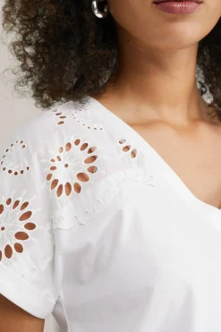 T-shirt met embroidery