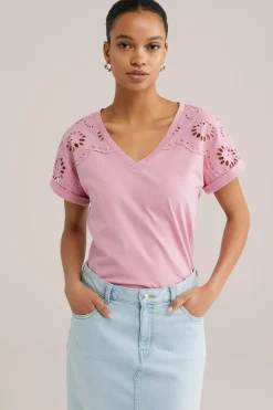 T-shirt met embroidery