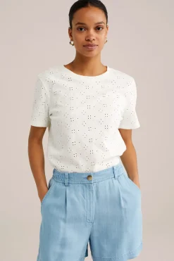T-shirt met embroidery
