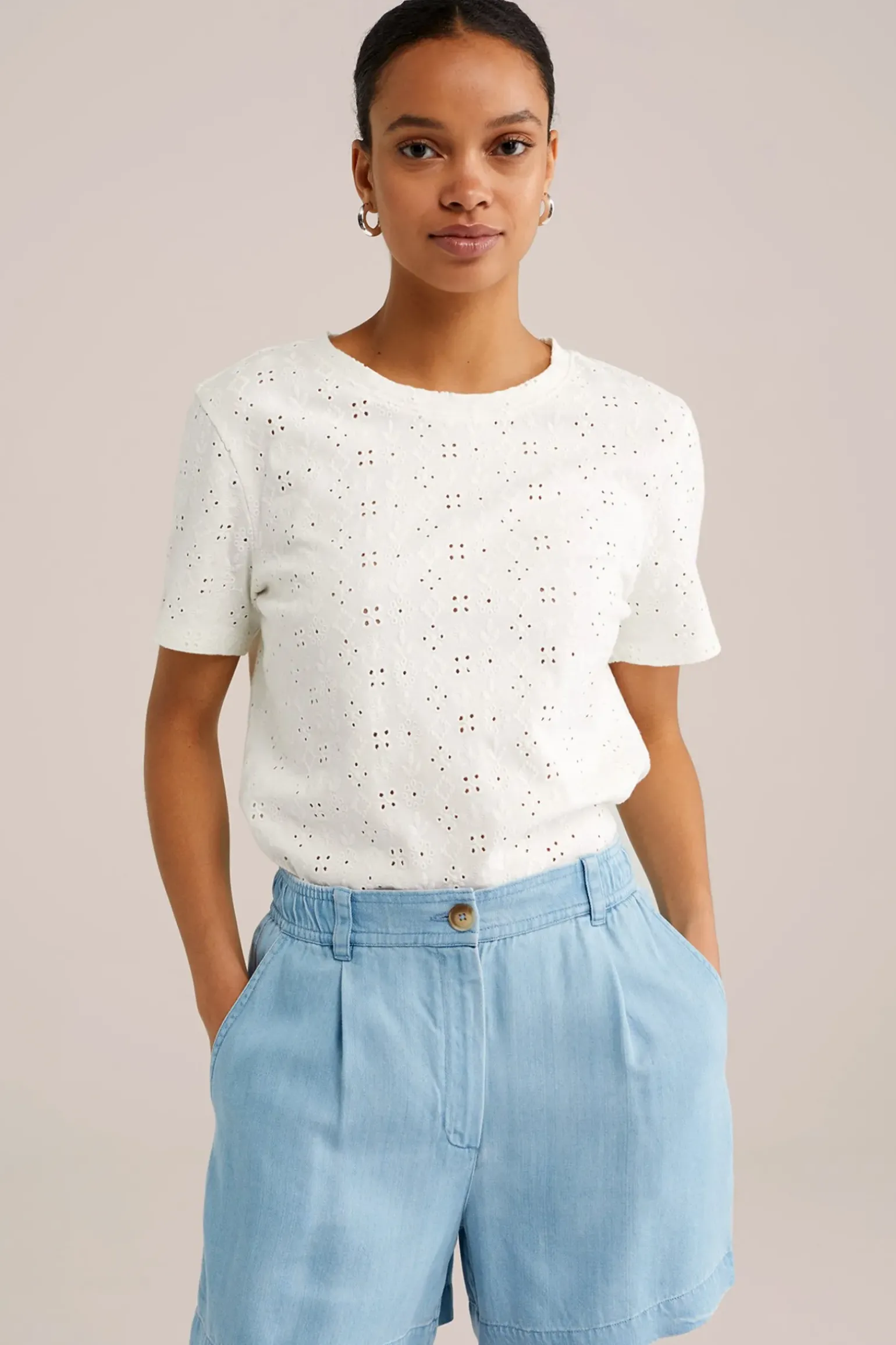 T-shirt met embroidery