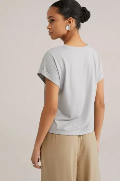 T-shirt met glittergaren