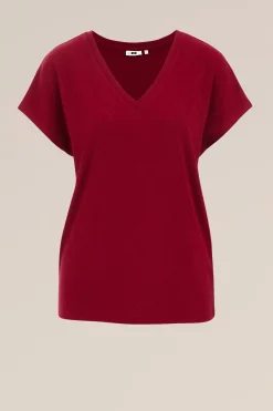 T-shirt met jacquard-dessin