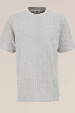 T-shirt met Jacquard dessin