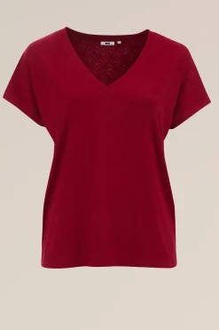 T-shirt met jacquard-dessin - Curve