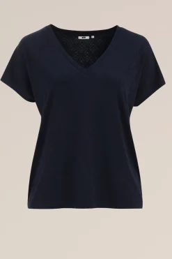 T-shirt met jacquard-dessin - Curve