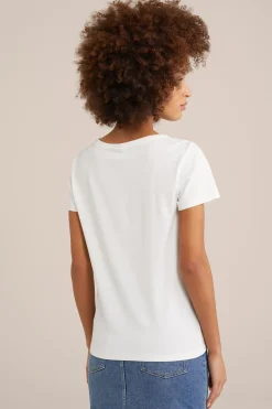 T-shirt met kant