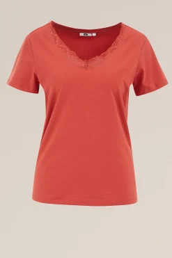 T-shirt met kant
