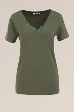 T-shirt met kant