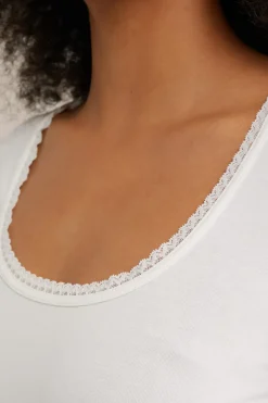 T-shirt met kant