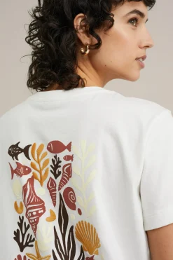 T-shirt met opdruk