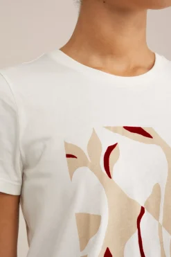 t-shirt met opdruk