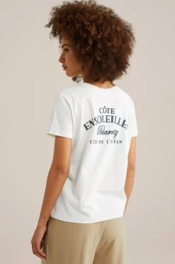 T-shirt met opdruk
