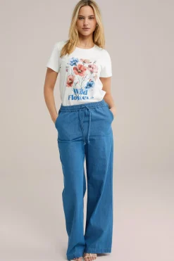T-shirt met opdruk