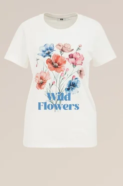 T-shirt met opdruk
