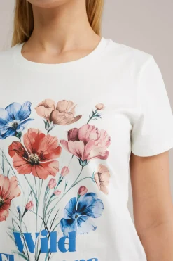 T-shirt met opdruk