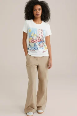 T-shirt met opdruk