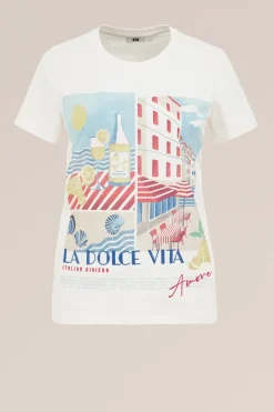 T-shirt met opdruk