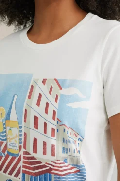 T-shirt met opdruk