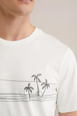 T-shirt met opdruk