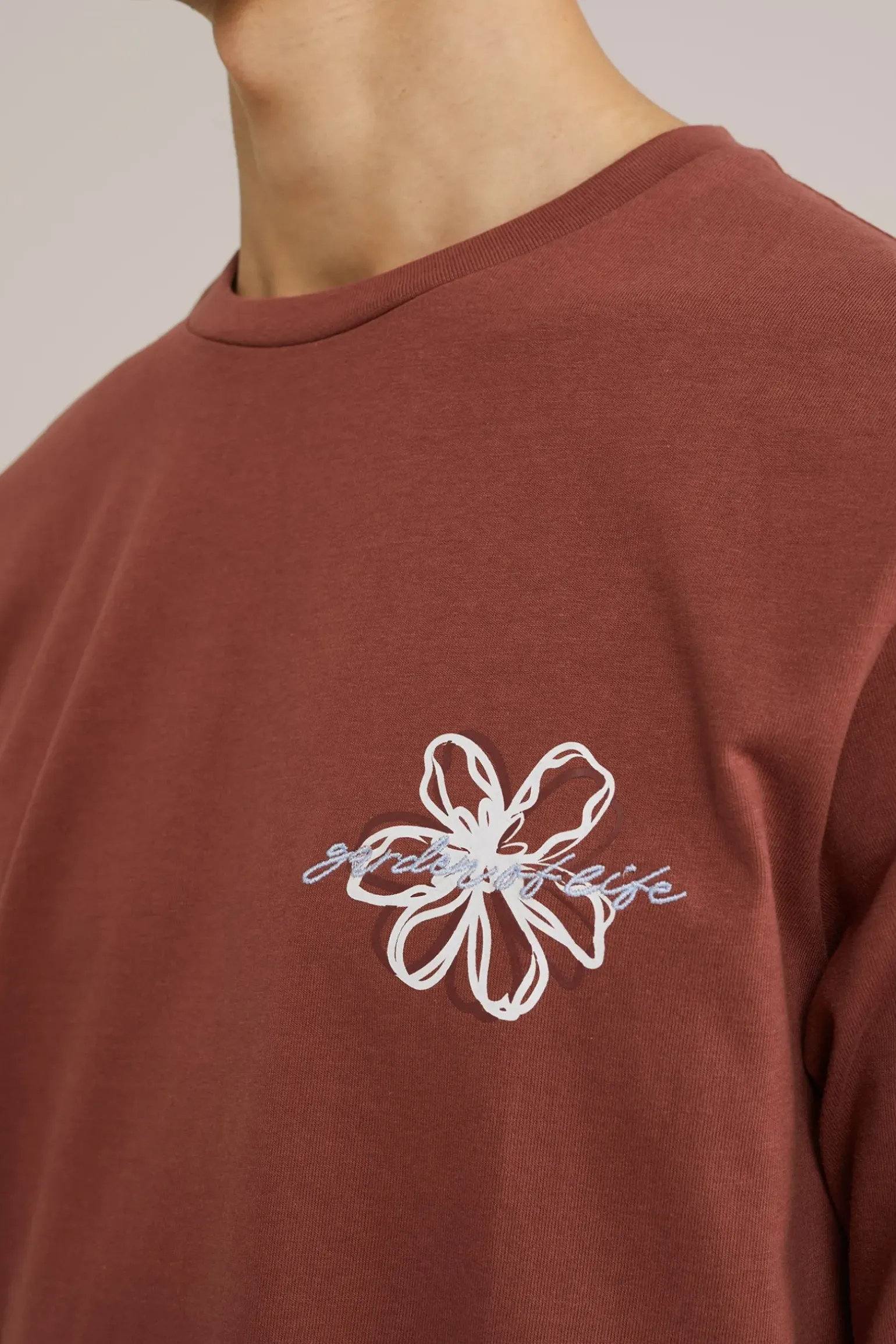T-shirt met opdruk