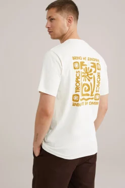 T-shirt met opdruk