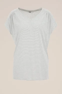 T-shirt met streep