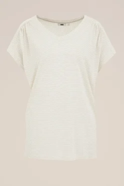 T-shirt met streep