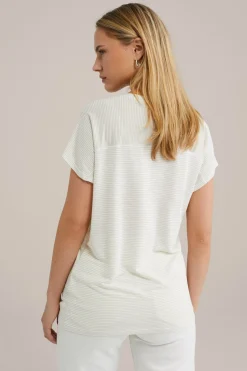 T-shirt met streep