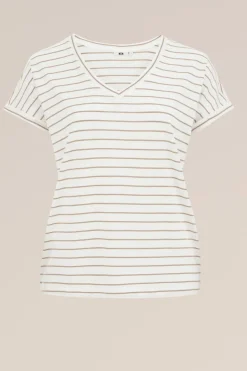 T-shirt met streep - Curve
