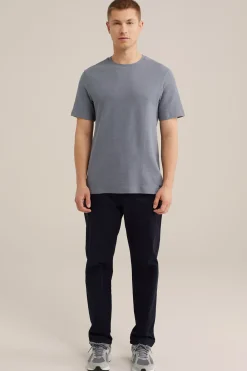 T-shirt met structuur