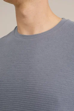T-shirt met structuur