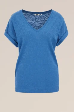 T-shirt met structuur