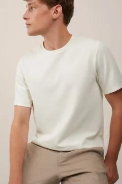 T-shirt met structuur