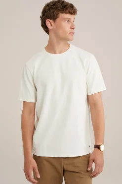T-shirt met structuur
