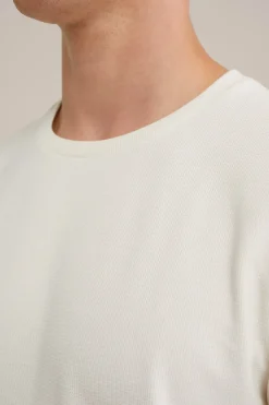 T-shirt met structuur