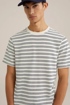 T-shirt met structuur