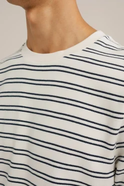 T-shirt met structuur