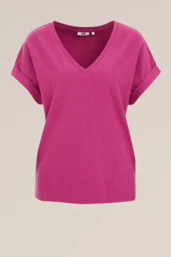 T-shirt met structuur