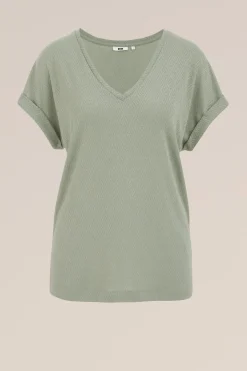 T-shirt met structuur