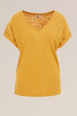 T-shirt met structuur